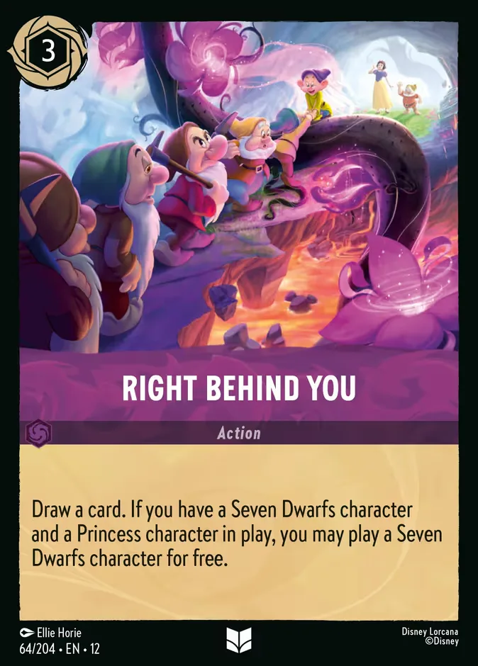 Right Behind You #64 Wilds Unknown Disney Lorcana card