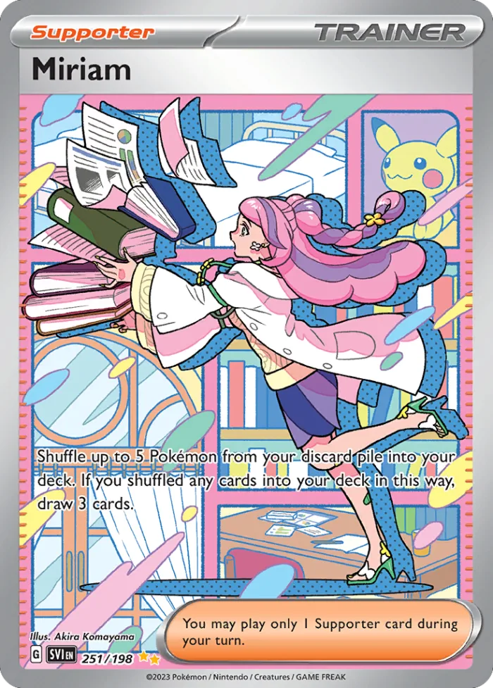 Miriam #251 Scarlet & Violet Pokemon card