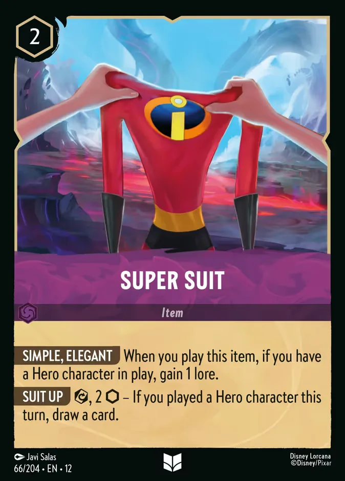Super Suit #66 Wilds Unknown Disney Lorcana card