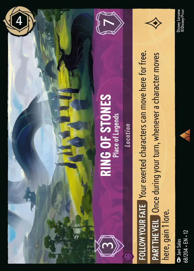Ring of Stones #68 Wilds Unknown Disney Lorcana card