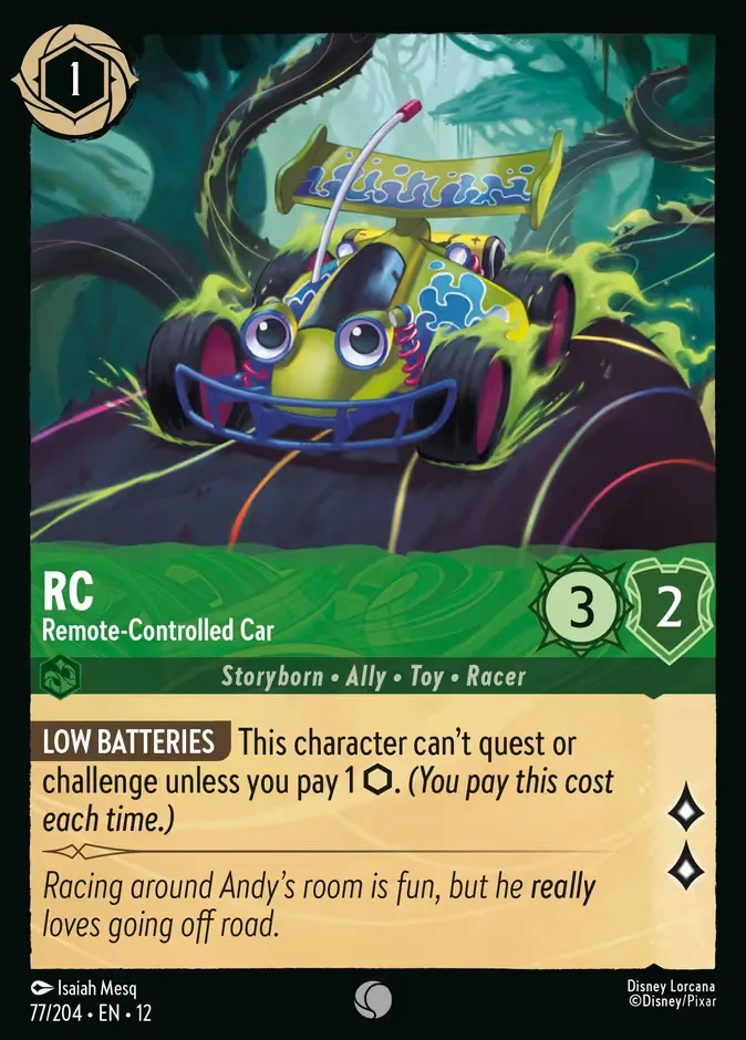 RC #77 Wilds Unknown Disney Lorcana card