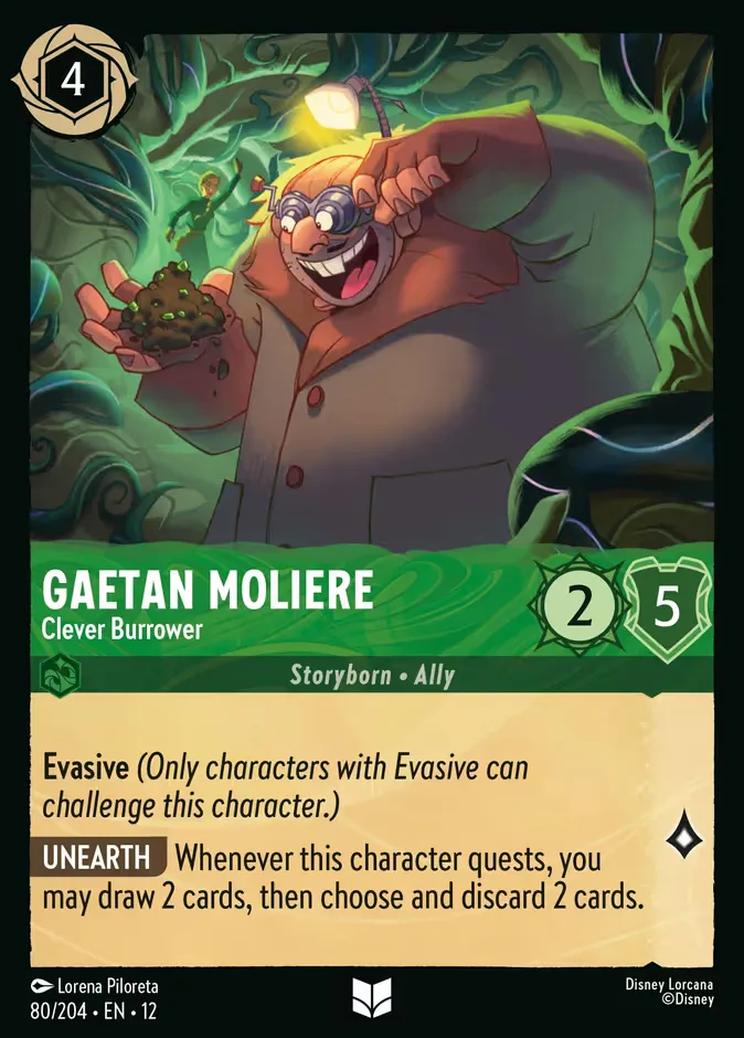 Gaetan Moliere #80 Wilds Unknown Disney Lorcana card