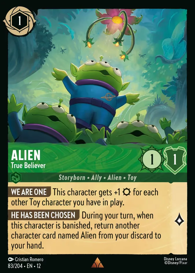 Alien #83 Wilds Unknown Disney Lorcana card
