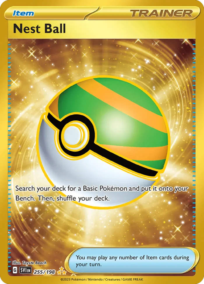 Nest Ball #255 Scarlet & Violet Pokemon card
