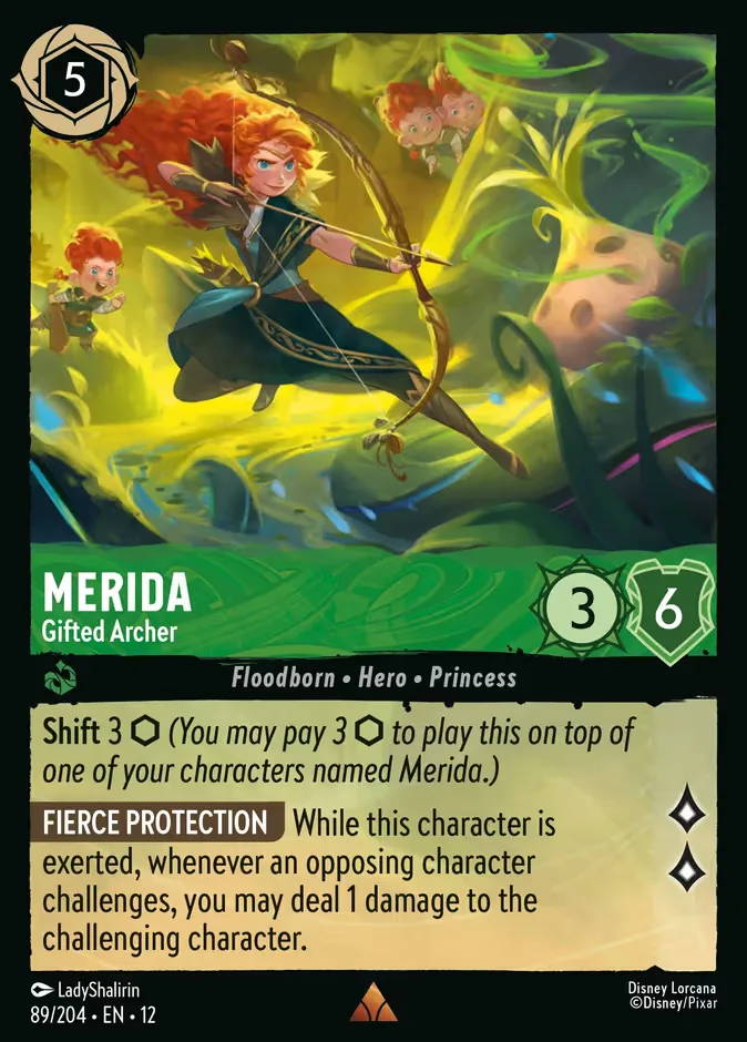Merida #89 Wilds Unknown Disney Lorcana card