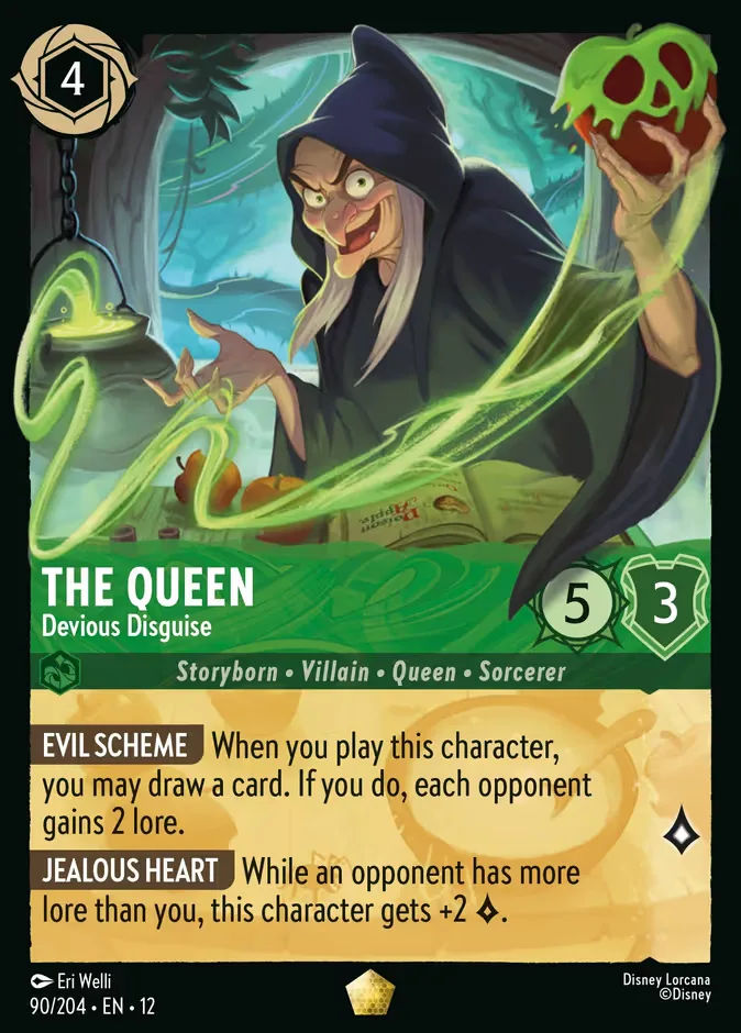 The Queen #90 Wilds Unknown Disney Lorcana card