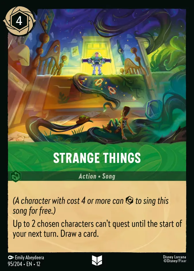 Strange Things #95 Wilds Unknown Disney Lorcana card