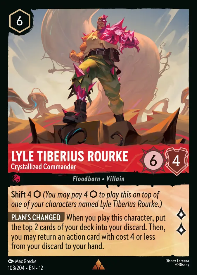 Lyle Tiberius Rourke #103 Wilds Unknown Disney Lorcana card