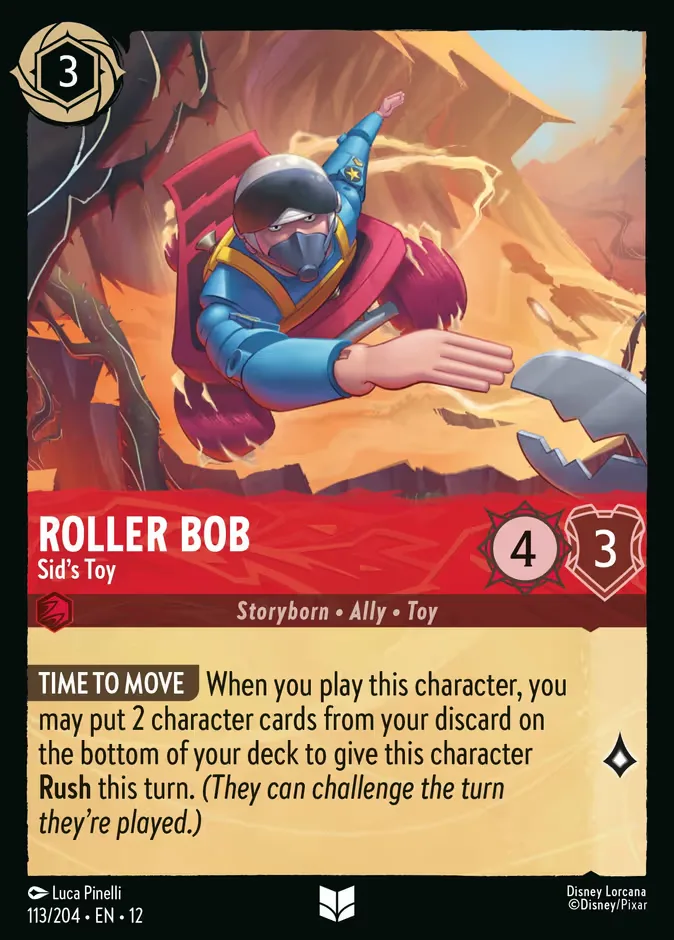 Roller Bob #113 Wilds Unknown Disney Lorcana card