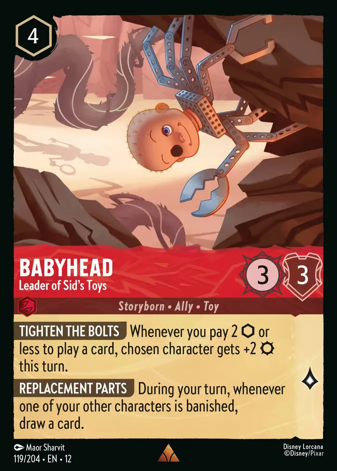 Babyhead #119 Wilds Unknown Disney Lorcana card