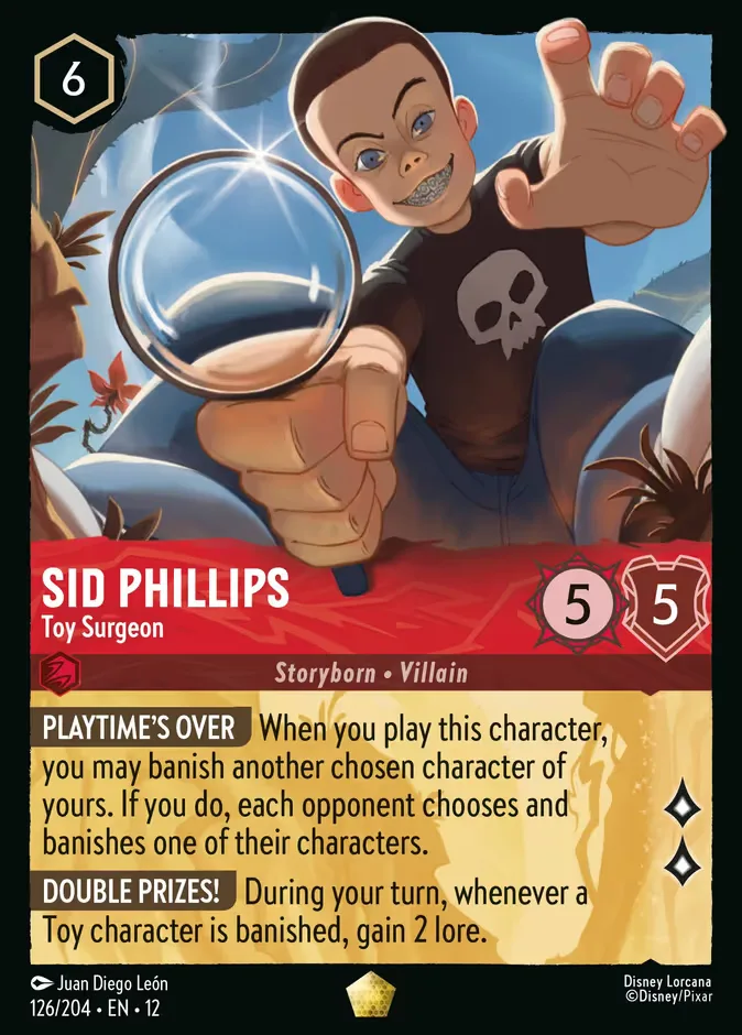 Sid Phillips #126 Wilds Unknown Disney Lorcana card