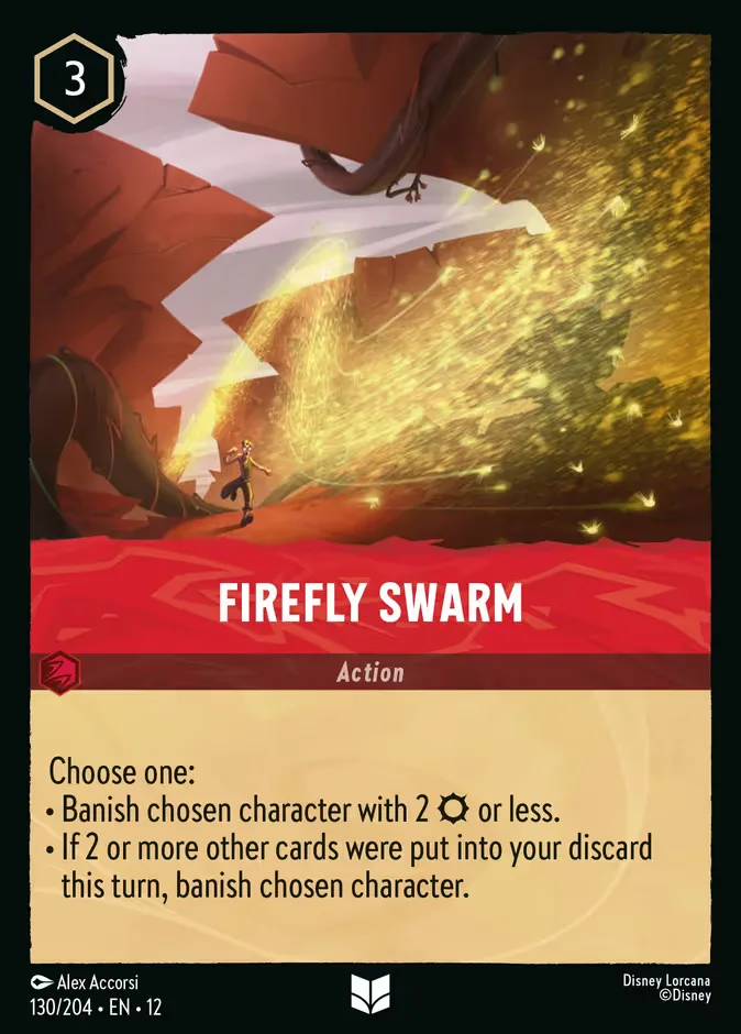 Firefly Swarm #130 Wilds Unknown Disney Lorcana card