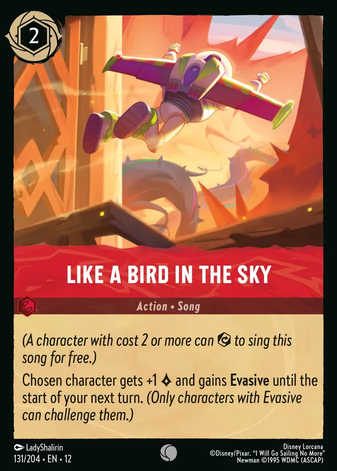 Like A Bird In the Sky #131 Wilds Unknown Disney Lorcana card