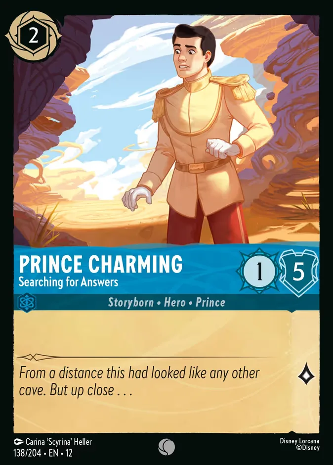 Prince Charming #138 Wilds Unknown Disney Lorcana card