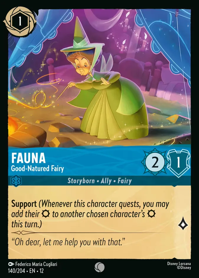 Fauna #140 Wilds Unknown Disney Lorcana card