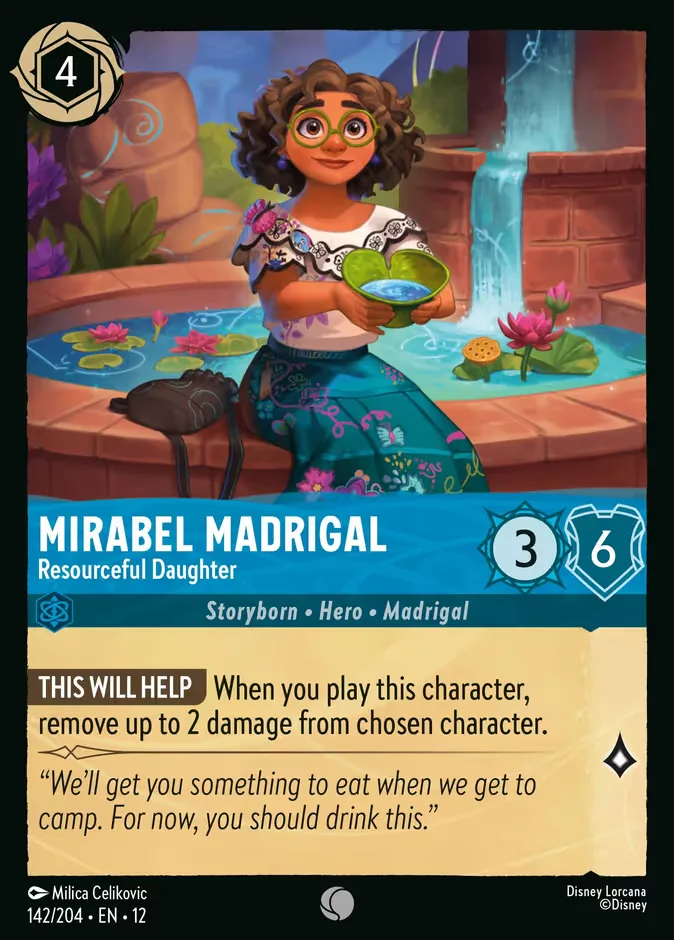 Mirabel Madrigal #142 Wilds Unknown Disney Lorcana card