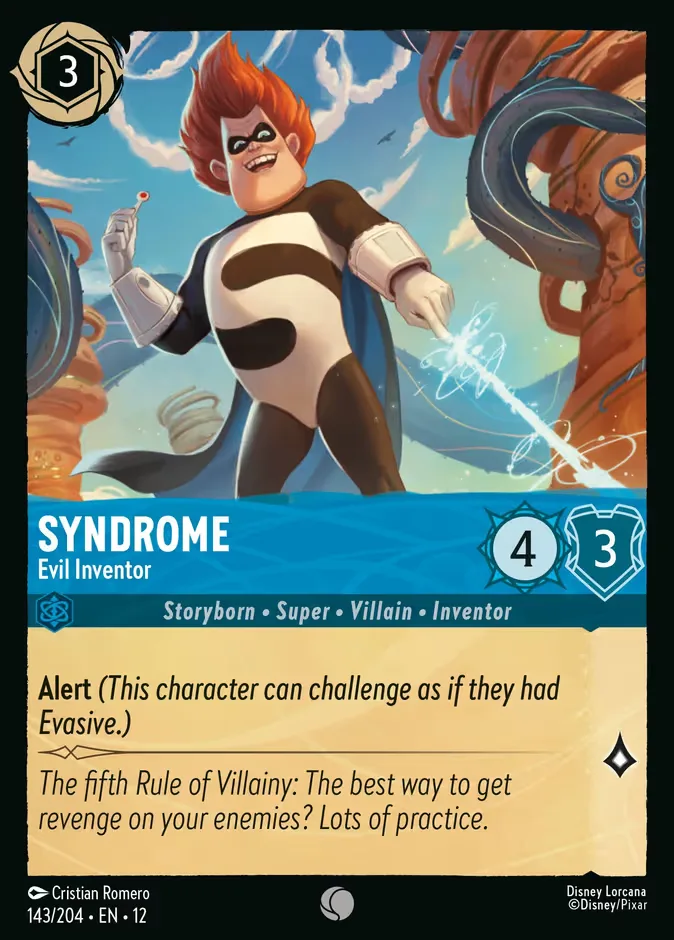 Syndrome #143 Wilds Unknown Disney Lorcana card