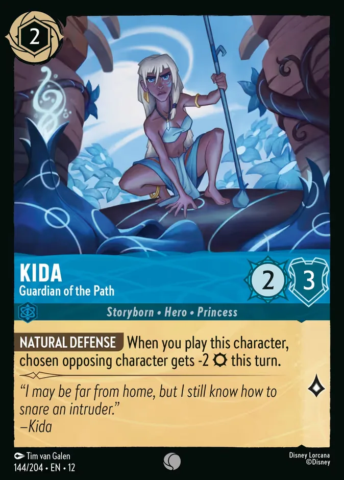 Kida #144 Wilds Unknown Disney Lorcana card