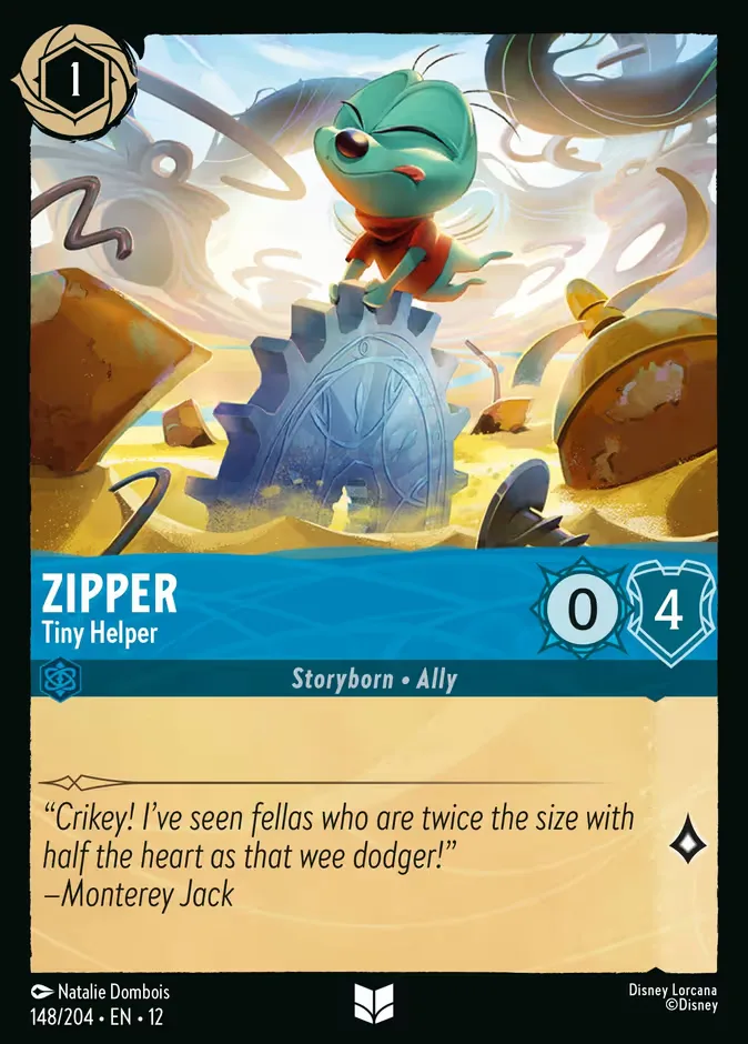Zipper #148 Wilds Unknown Disney Lorcana card