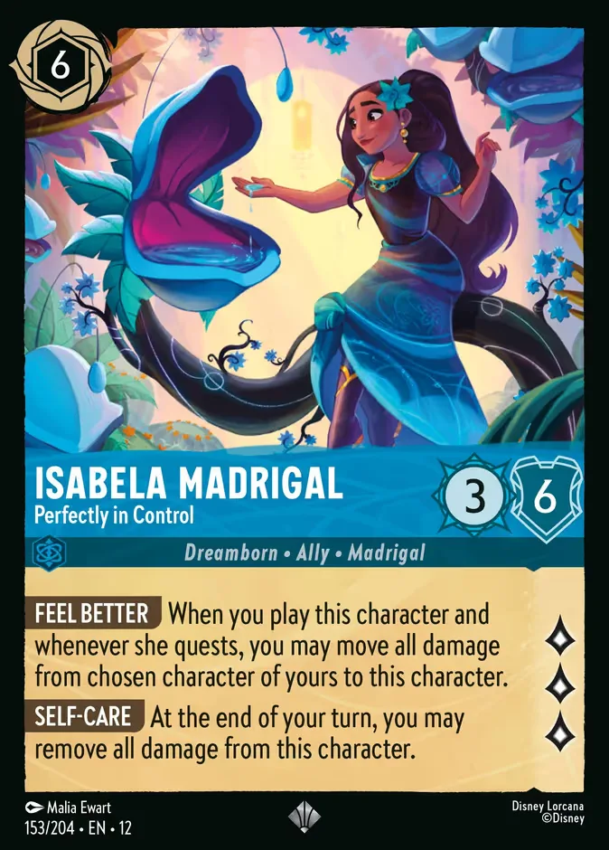 Isabela Madrigal #153 Wilds Unknown Disney Lorcana card
