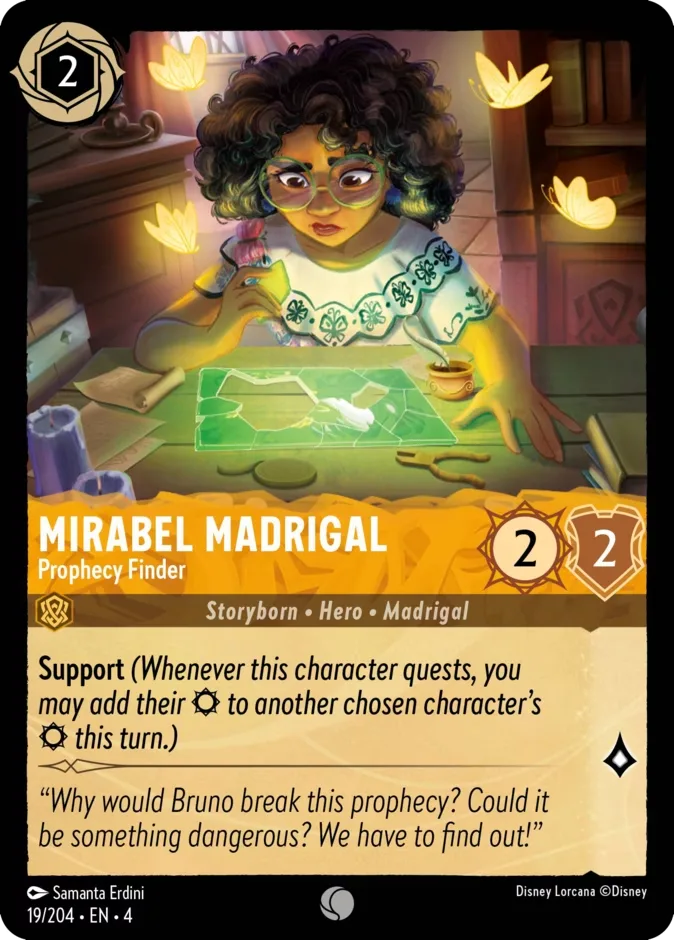 Mirabel Madrigal #19 Ursula's Return Disney Lorcana card