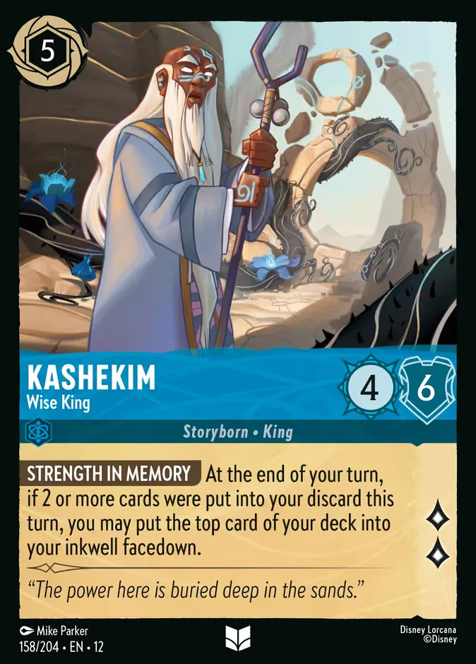 Kashekim #158 Wilds Unknown Disney Lorcana card