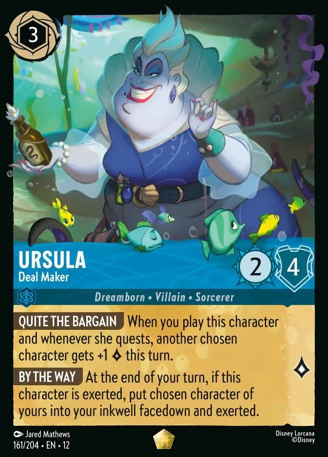 Ursula #161 Wilds Unknown Disney Lorcana card