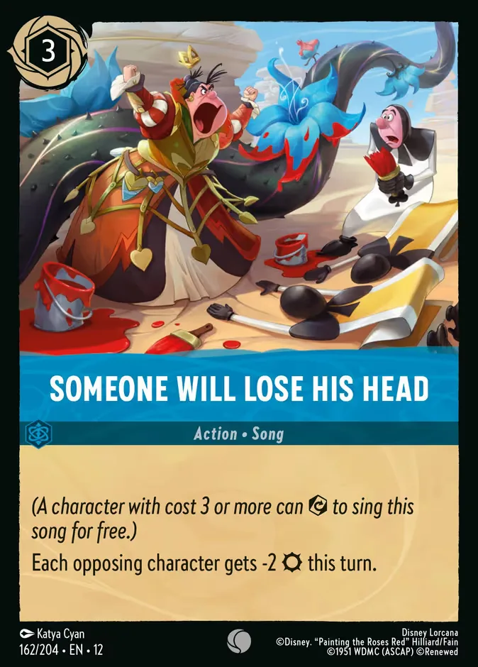 Someone Will Lose His Head #162 Wilds Unknown Disney Lorcana card