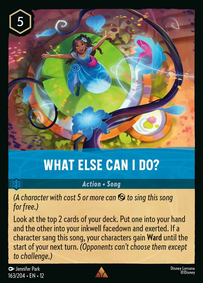 What Else Can I Do? #163 Wilds Unknown Disney Lorcana card