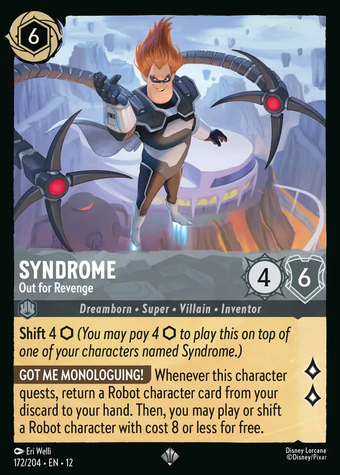 Syndrome #172 Wilds Unknown Disney Lorcana card