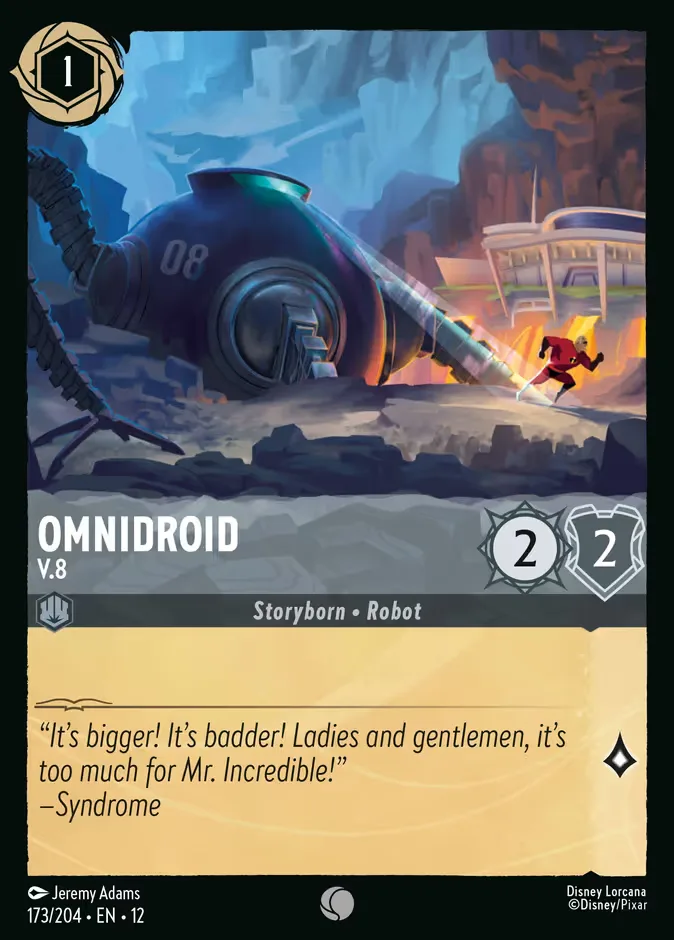 Omnidroid #173 Wilds Unknown Disney Lorcana card