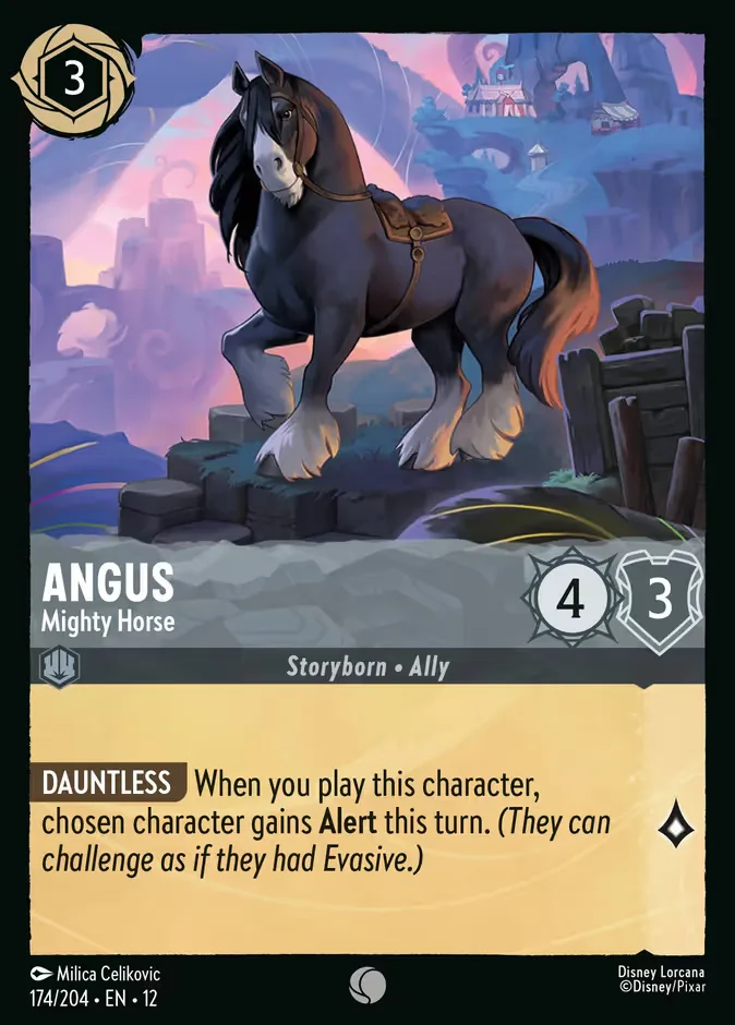 Angus #174 Wilds Unknown Disney Lorcana card
