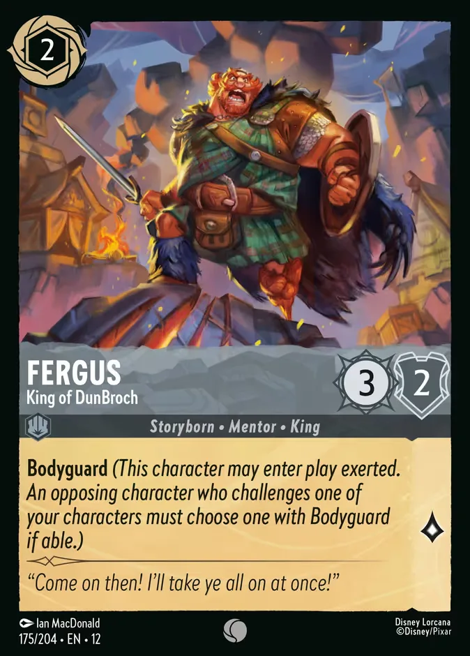 Fergus #175 Wilds Unknown Disney Lorcana card