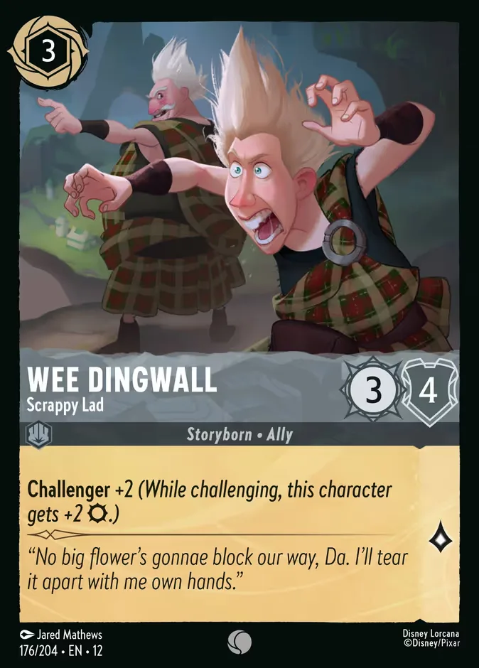Wee Dingwall #176 Wilds Unknown Disney Lorcana card