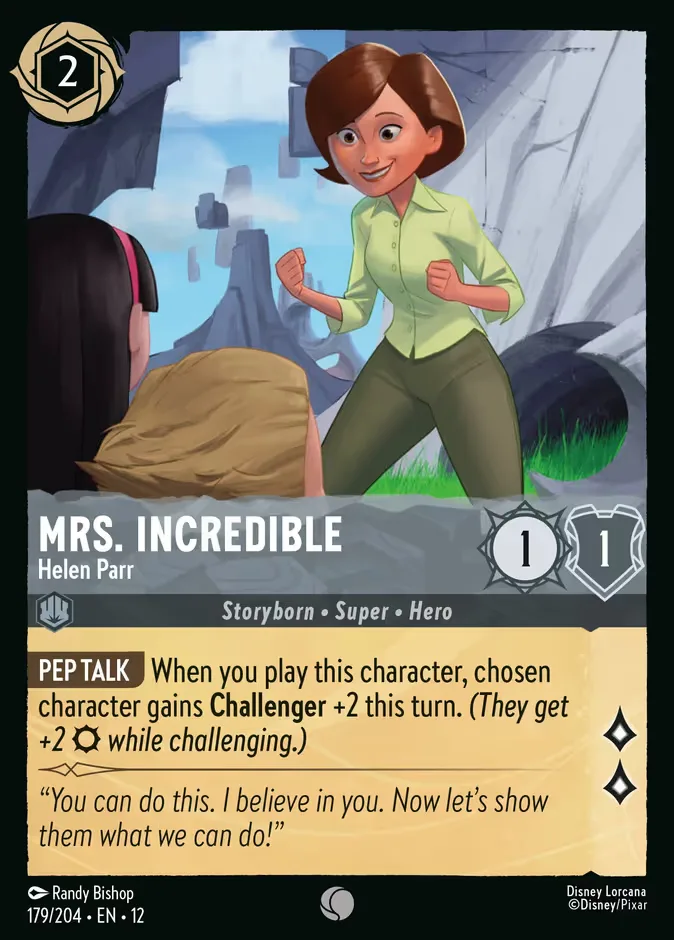 Mrs. Incredible #179 Wilds Unknown Disney Lorcana card
