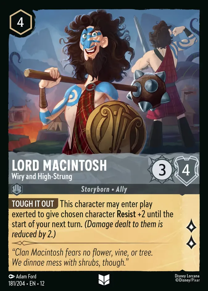 Lord Macintosh #181 Wilds Unknown Disney Lorcana card
