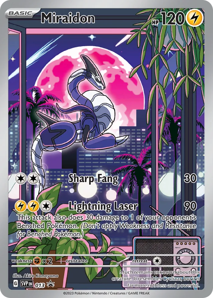 Miraidon #SVP 013 SV Black Star Promos Pokemon card