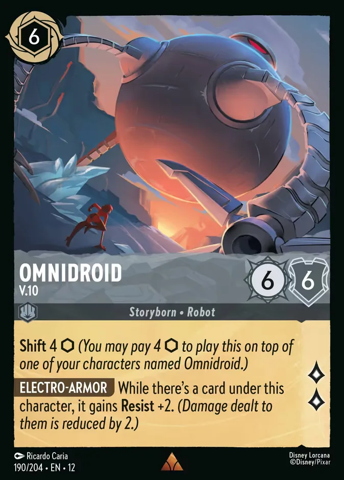 Omnidroid #190 Wilds Unknown Disney Lorcana card