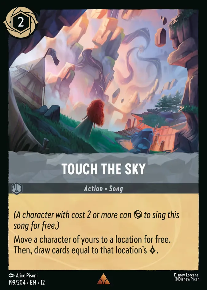 Touch the Sky #199 Wilds Unknown Disney Lorcana card
