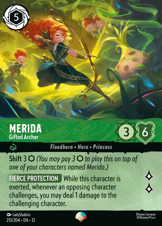 Merida #213 Wilds Unknown Disney Lorcana card