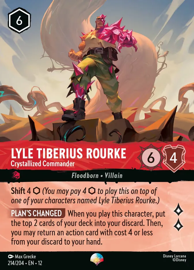 Lyle Tiberius Rourke #214 Wilds Unknown Disney Lorcana card