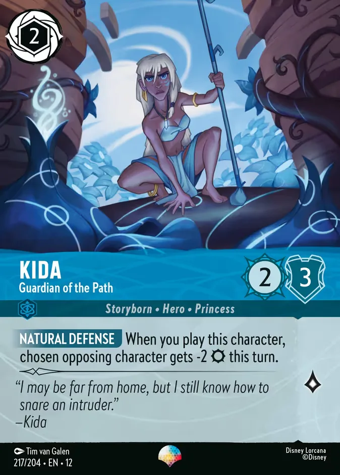 Kida #217 Wilds Unknown Disney Lorcana card