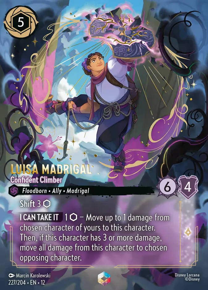 Luisa Madrigal #227 Wilds Unknown Disney Lorcana card
