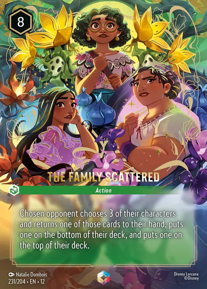 The Family Scattered #231 Wilds Unknown Disney Lorcana card