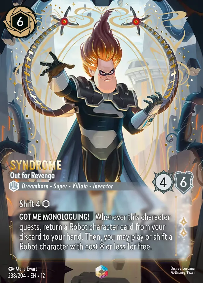 Syndrome #238 Wilds Unknown Disney Lorcana card