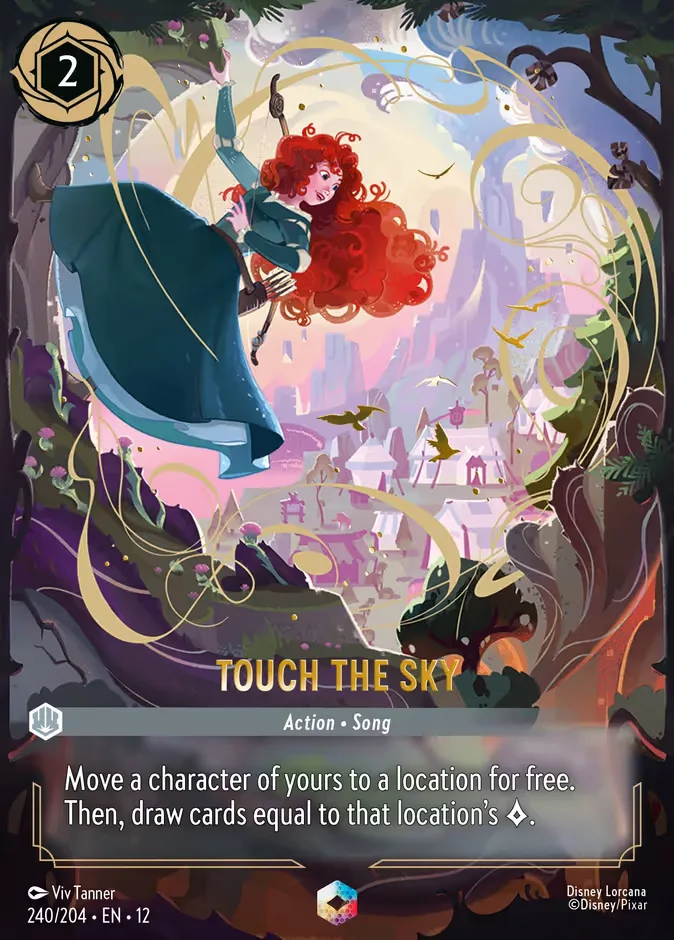 Touch the Sky #240 Wilds Unknown Disney Lorcana card