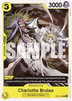 Charlotte Brulee #ST20-003 YELLOW Charlotte Katakuri One Piece card