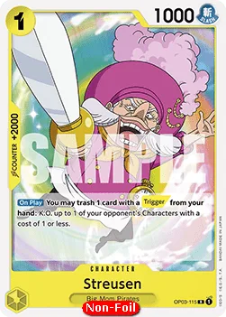 Streusen #OP03-115 YELLOW Charlotte Katakuri One Piece card