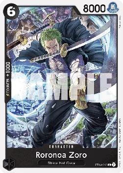 Roronoa Zoro #ST14-013 3D2Y One Piece card