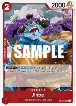 Jinbe #ST10-005 Ultra Deck: The Three Captains One Piece card